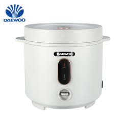 Daewoo Electronic Appliances Rice Cooker White 1.8 L 10 Cups 220V~50Hz 700W DRC-18W