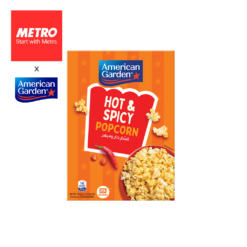 American Garden Hot & Spicy Popcorn 3's 3.2oz x 3 AGPCHS 0051