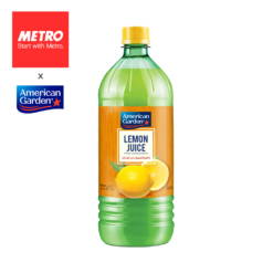 American Garden Lemon Juice Pure Concentrate 32oz AGLJ 0043