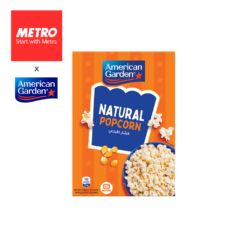 American Garden Natural Popcorn 3'S 3.2oz x 3 AGPCNF 0040