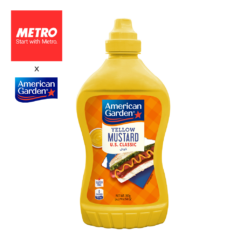 American Garden US Yellow Mustard 14oz AG14YM 0032